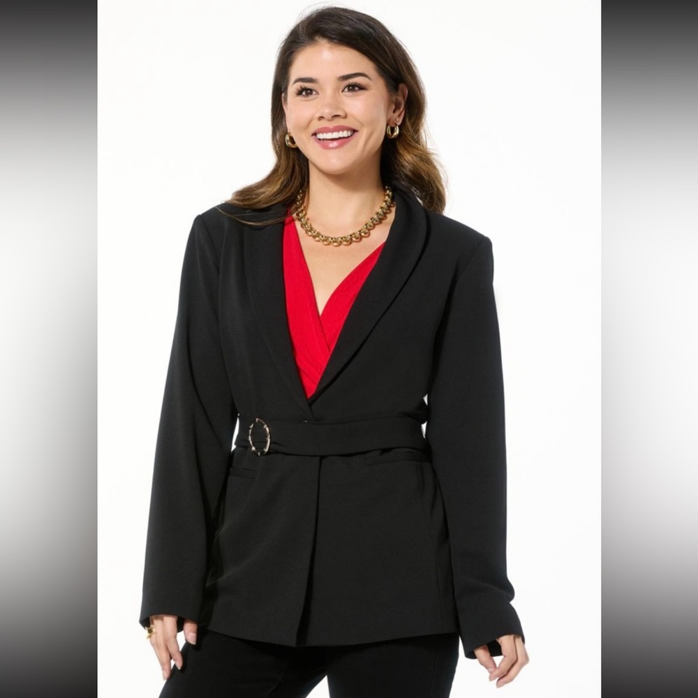 IMAN Women's Black Blazer/Jacket - Picture 5 of 6